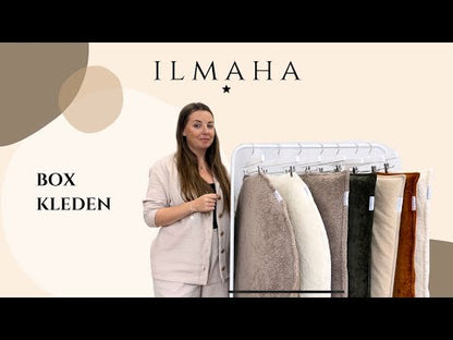 Boxkleed rechthoek teddy | Taupe